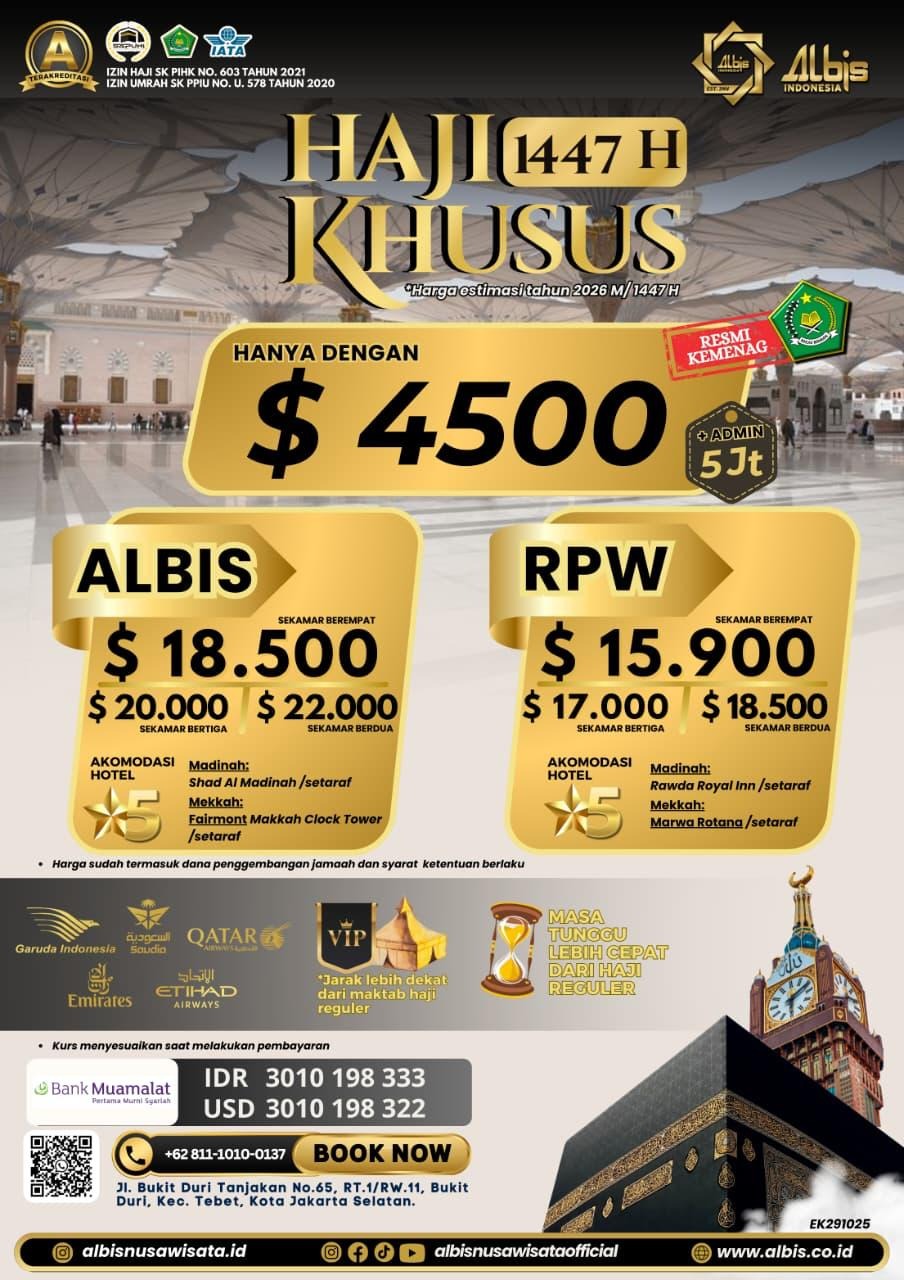 Brosur Haji Plus dan Umroh 1