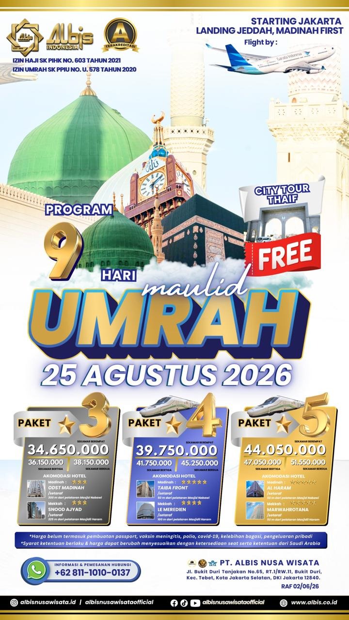 Brosur Haji Plus dan Umroh 2
